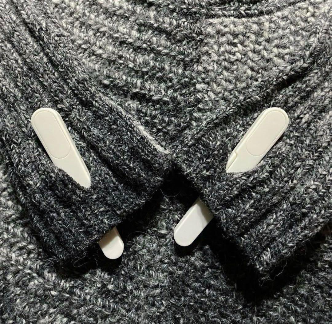 “Roen” skull knit long cardigan gown y2k