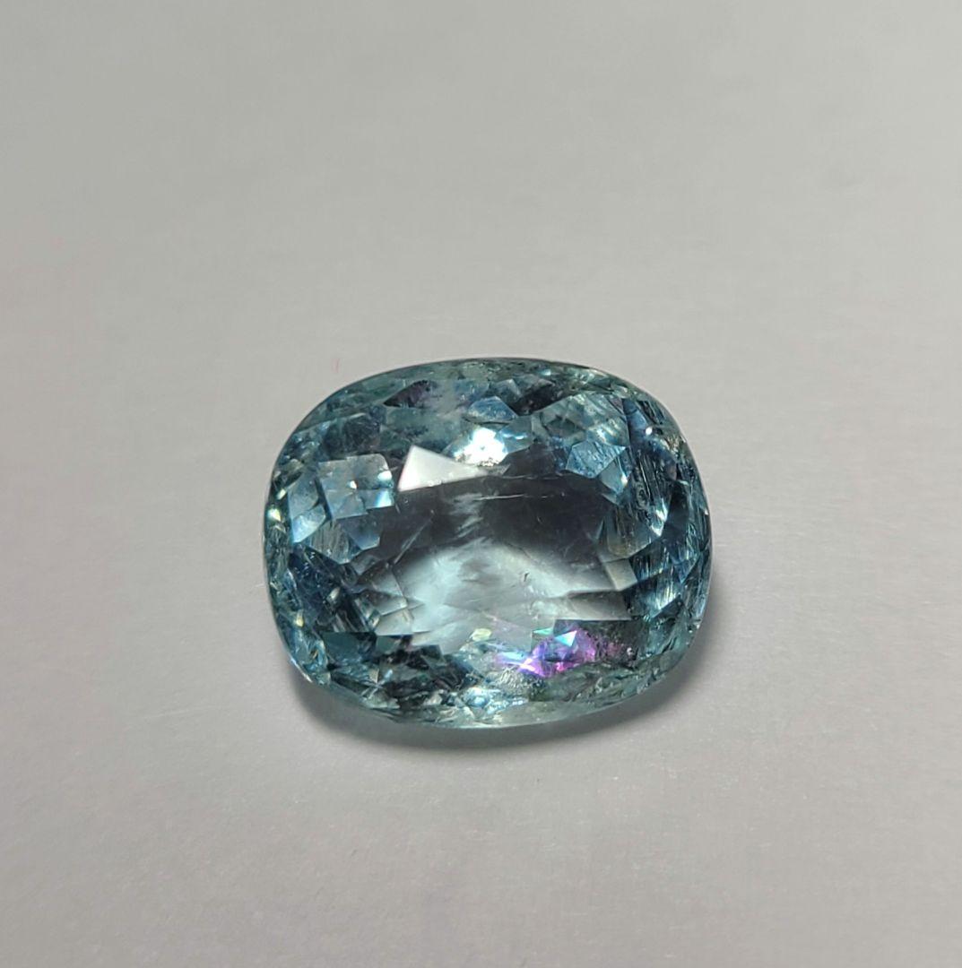 美しい海のレインボー★非加熱アクアマリンレインボーInk入り★