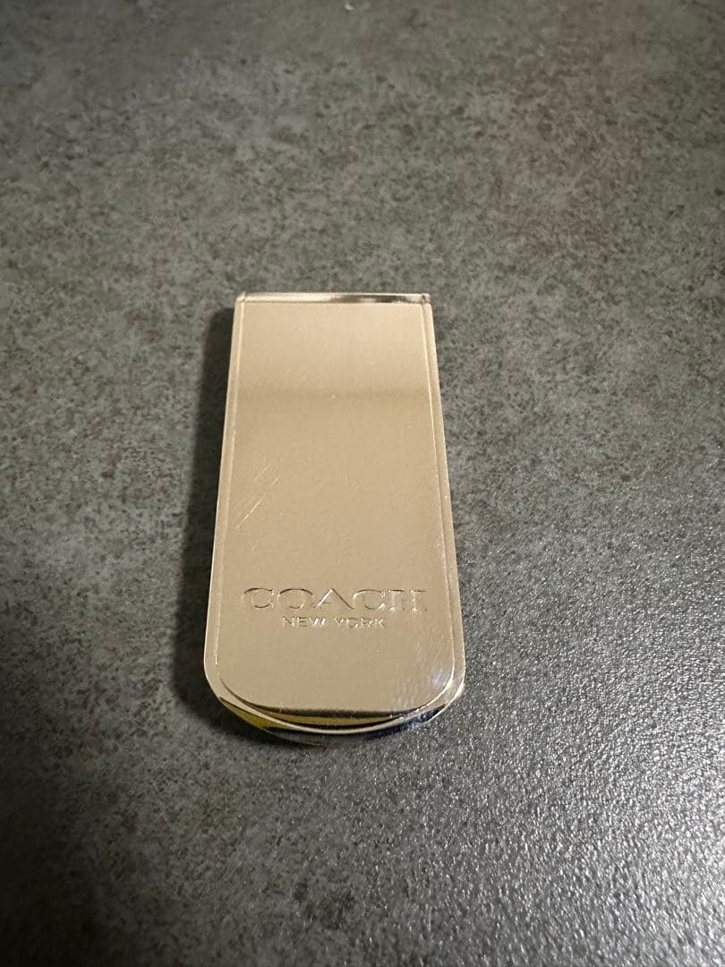 【新品未使用】 COACH マネークリップ シンプルデザイン