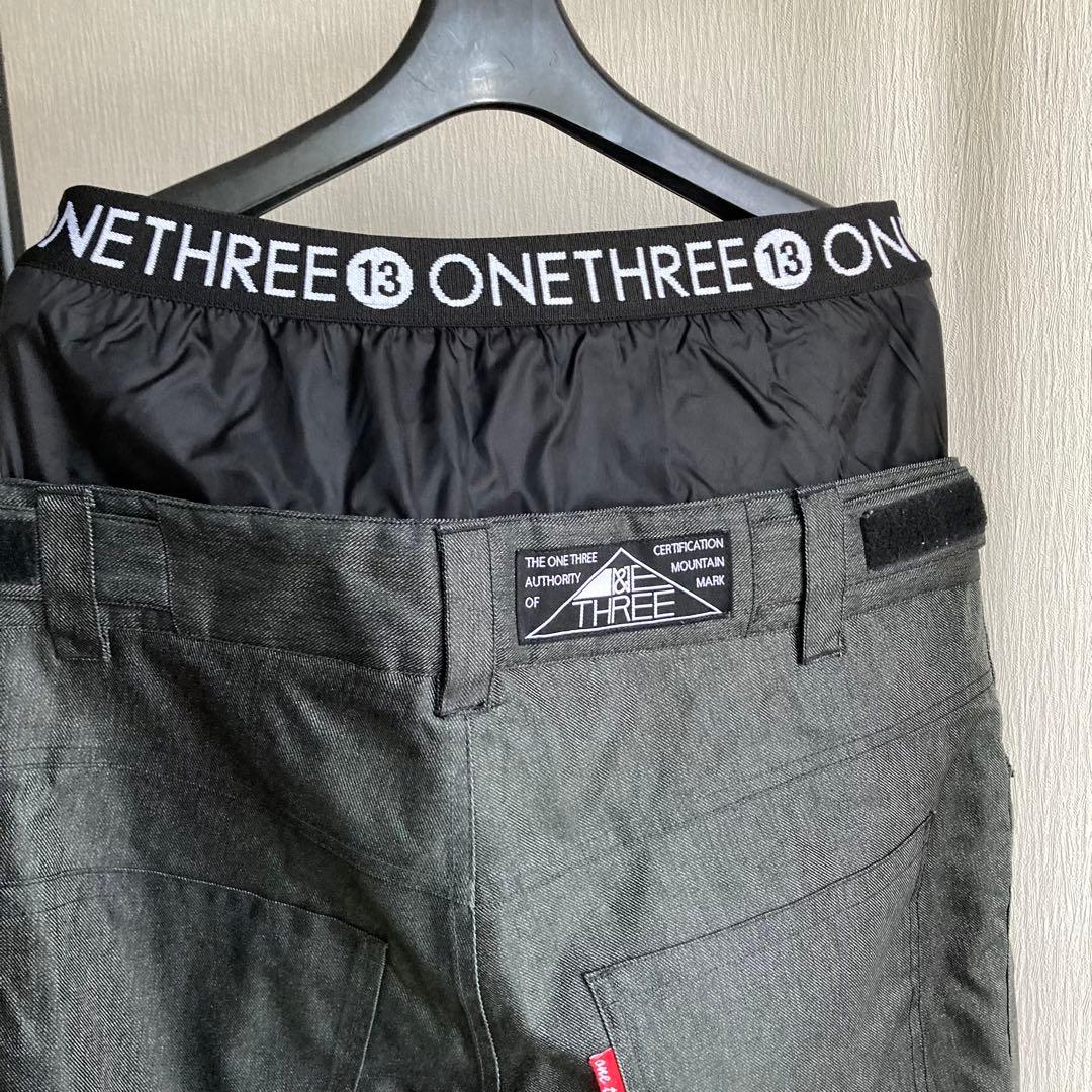 Lサイズ　レディース　スノーボードウェア　ボトムス　ズボン　デニム　黒　ブラック