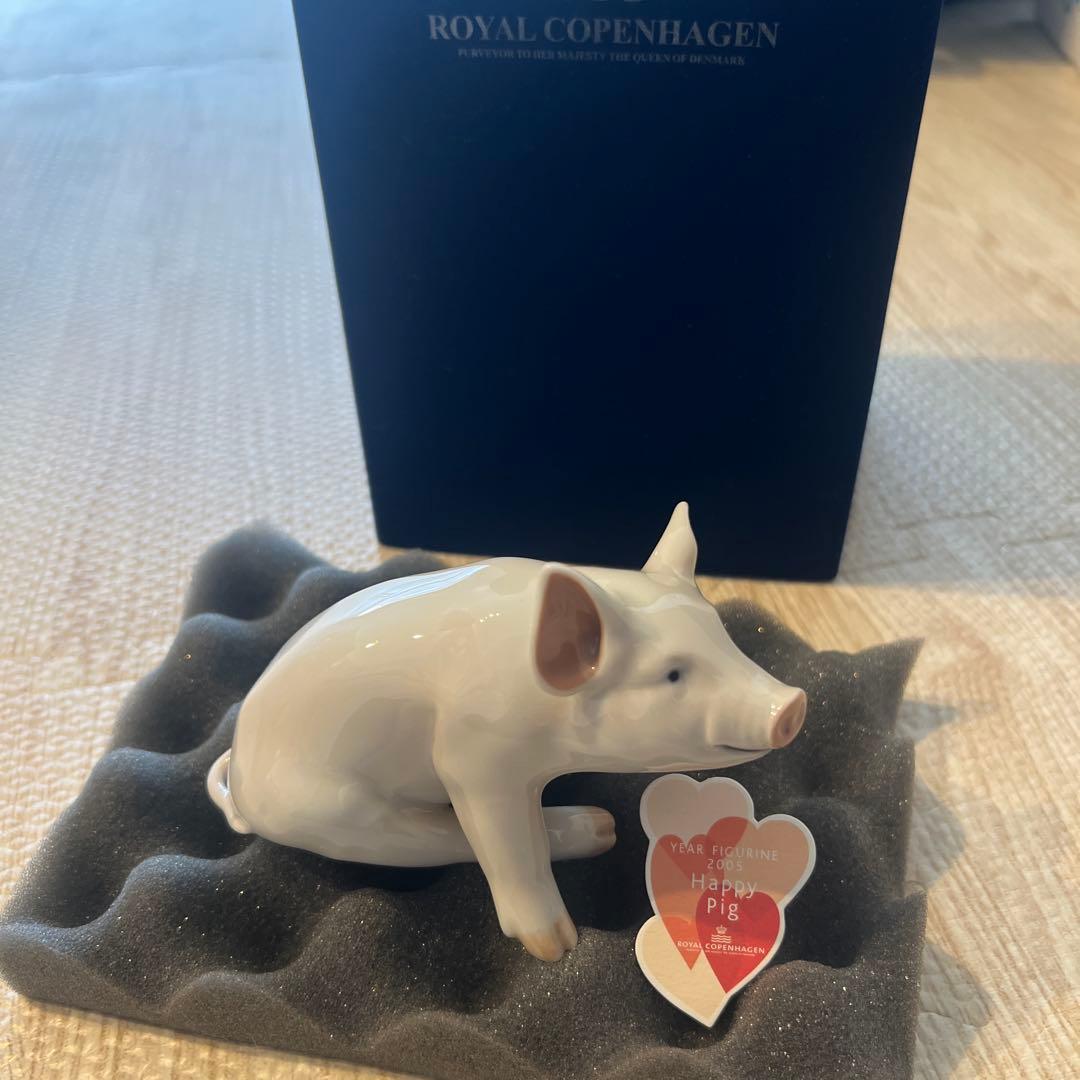 ロイヤルコペンハーゲン　2005 pig 豚 亥フィギュリン