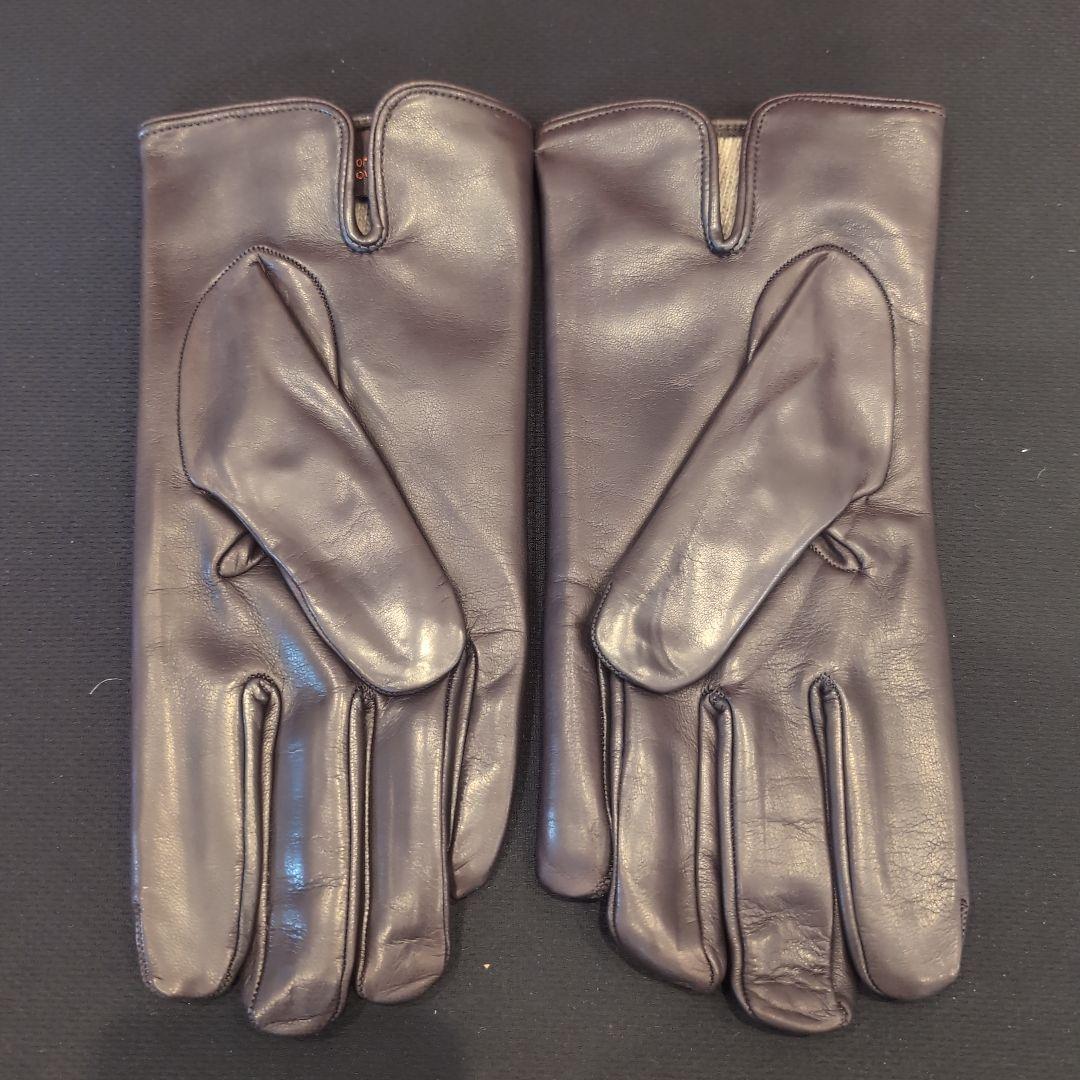 【新品未使用 】Sermoneta 本革手袋 ダークブラウン サイズ8.5
