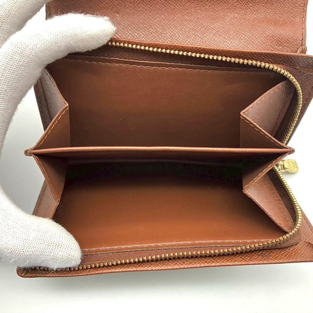 正規品 ルイヴィトン 二つ折り財布 トレゾール モノグラム L字ファスナー