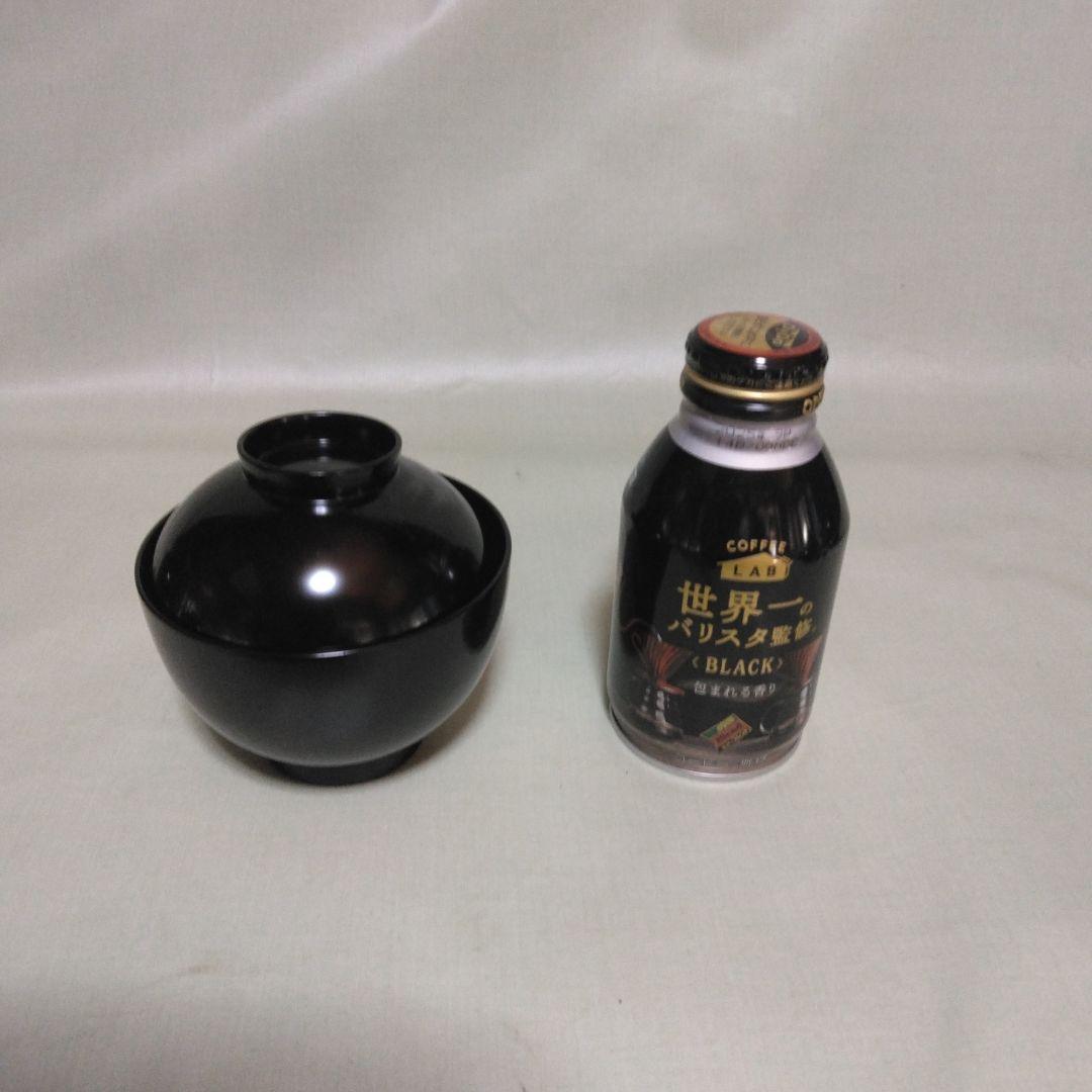 80客まとめて、越前漆器木製黒漆塗小吸椀