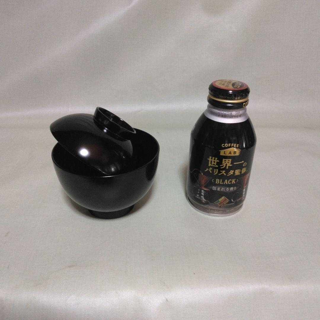 80客まとめて、越前漆器木製黒漆塗小吸椀