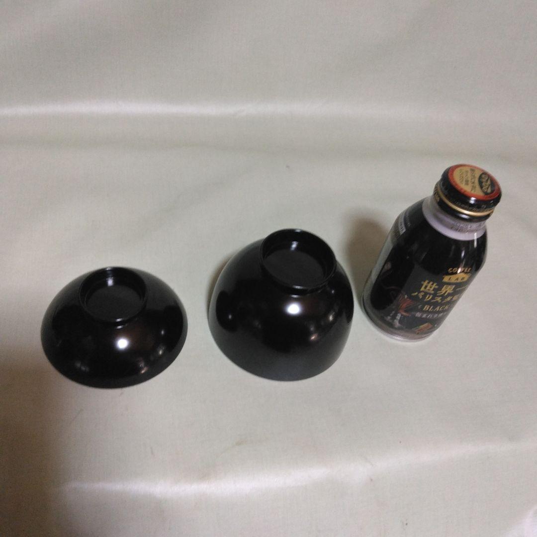 80客まとめて、越前漆器木製黒漆塗小吸椀