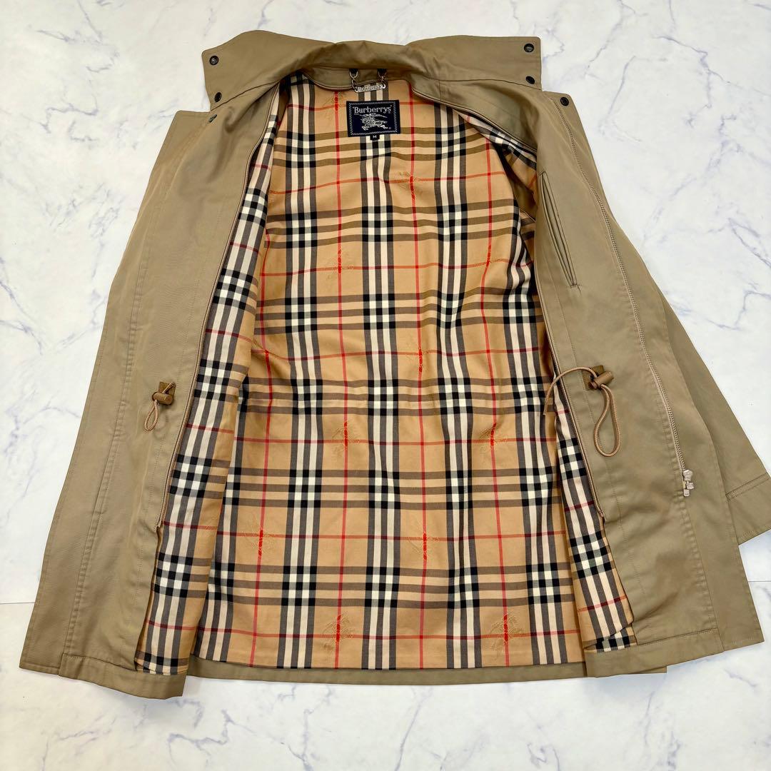 BURBERRY ノバチェック ライナー付 トレンチコート M 玉虫色 ベージュ