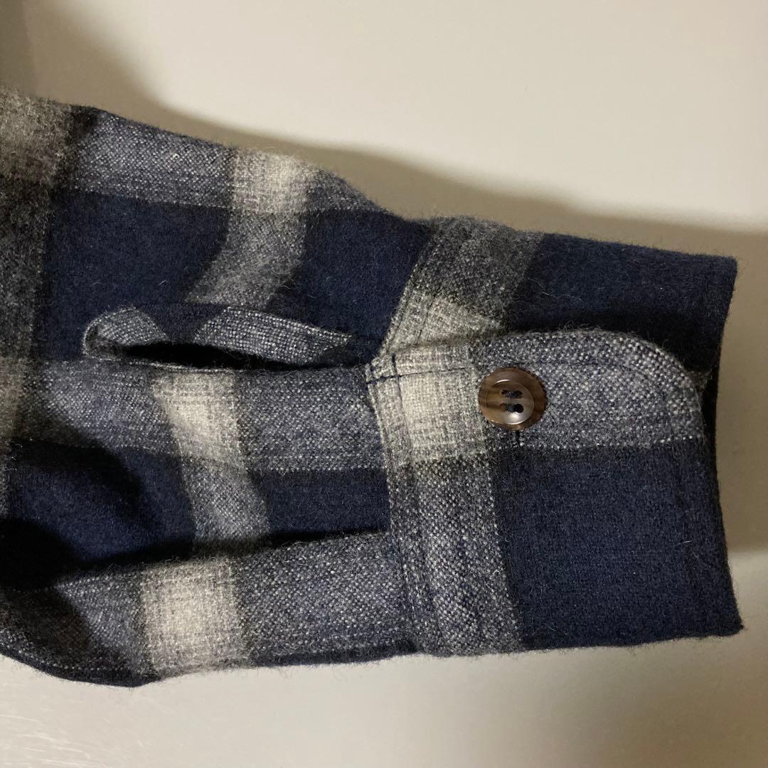 APC　アーペーセー　オンブレチェックシャツ　Mサイズ　Lサイズ相当