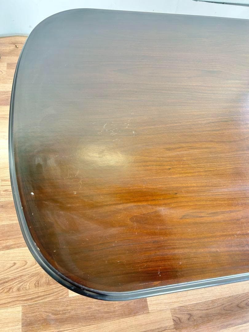 600 カリモク　コロニアル ダイニング テーブル 幅165 重厚 デスク　b