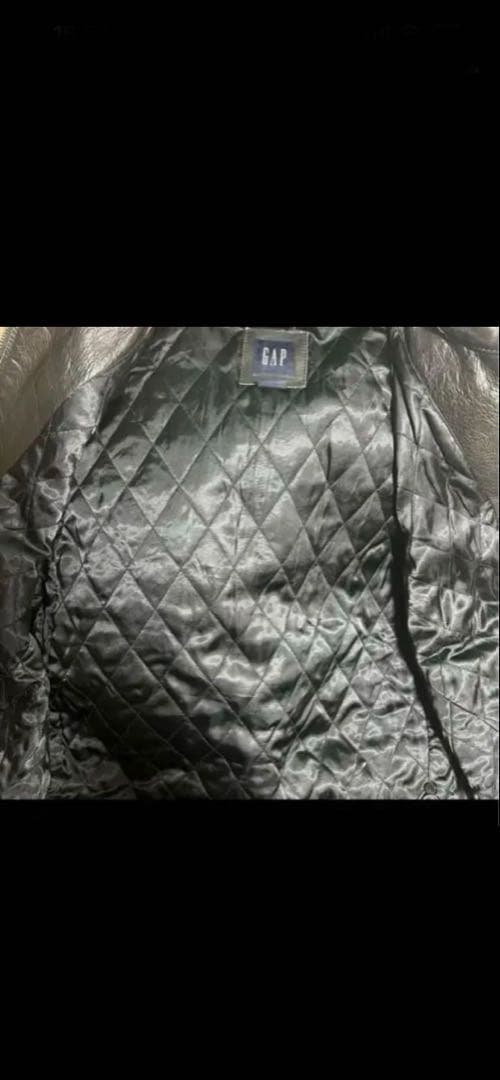 ジャケット・アウター old gap leather jaket 90s OVY