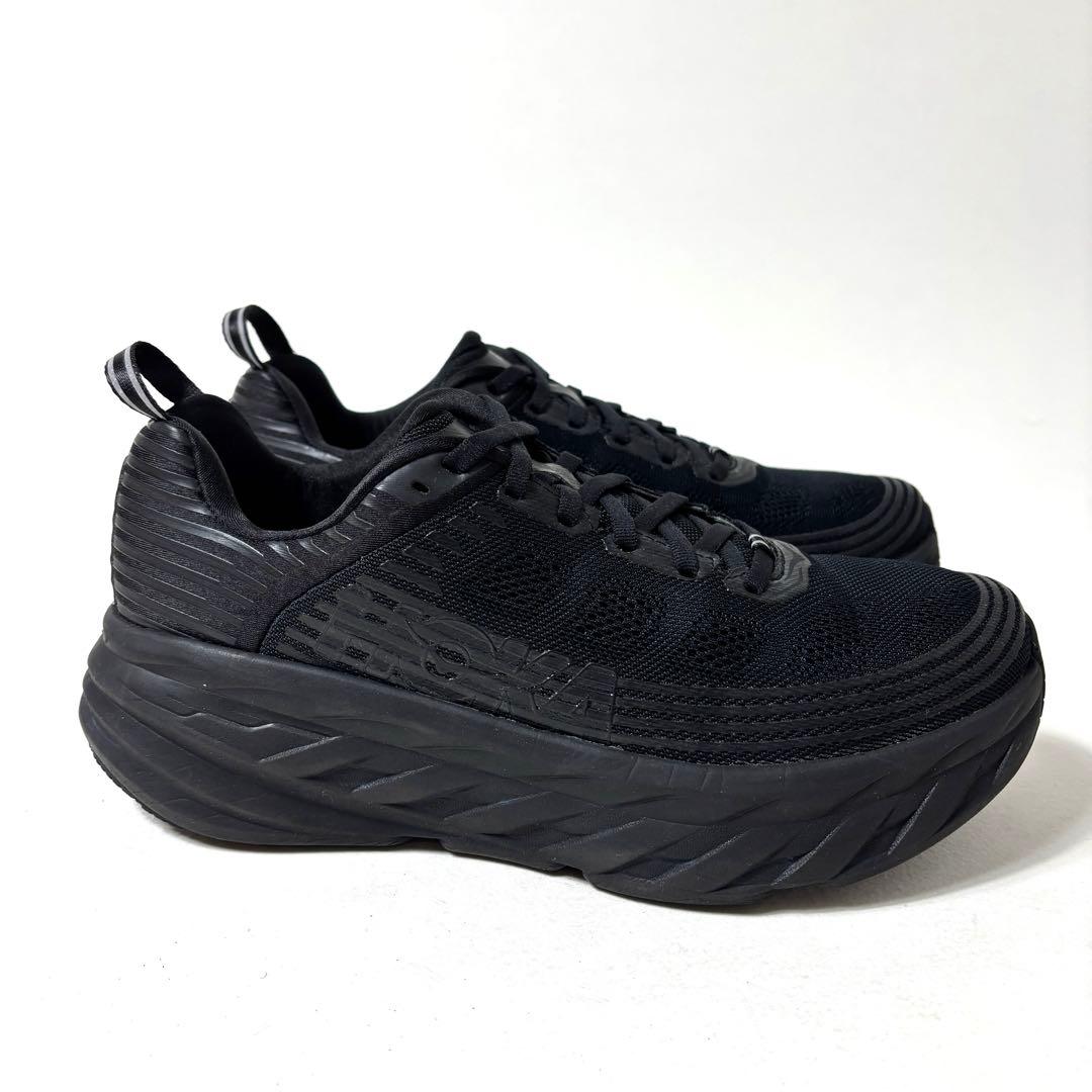 【極美品】HOKA ONE ONE ボンダイ6 27cm ブラック