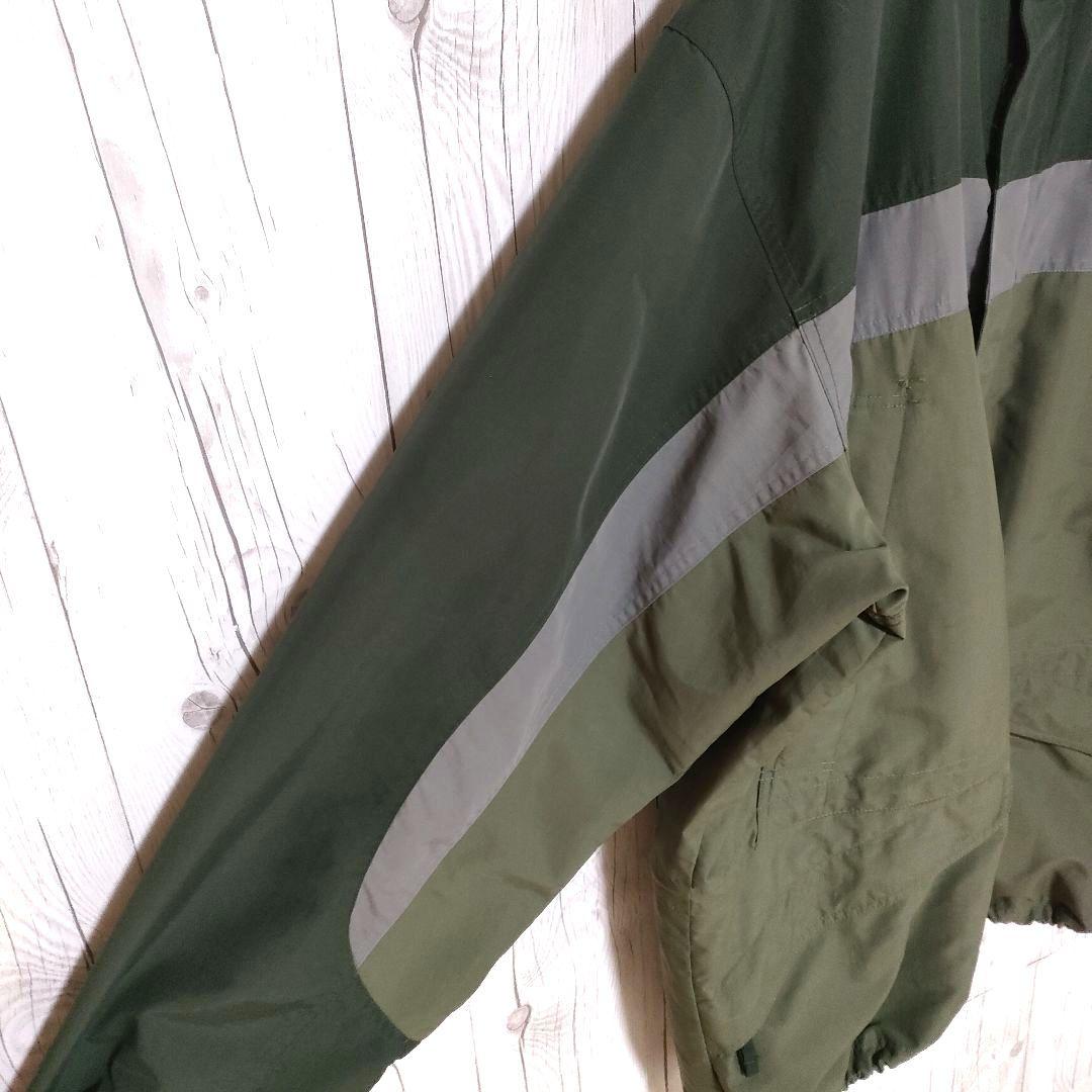 エルエルビーン マウンテンパーカー ナイロンジャケット 刺繍ロゴ XL 緑