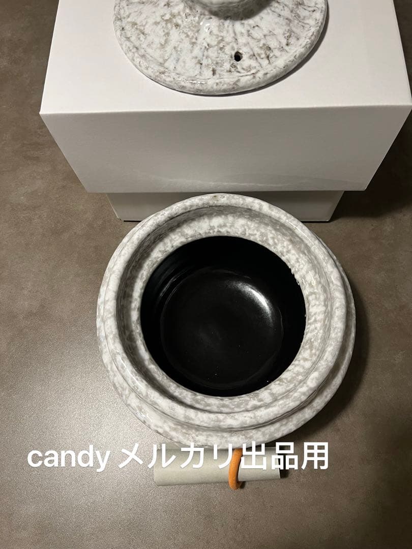 即日発送　限定　貴重　新品　雲井窯 御飯鍋　雪紋まぐれ三合炊き　土鍋 中川一辺陶