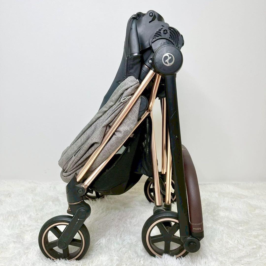 cybex MIOS ミオス ベビーカー ローズゴールド 軽量 グレー
