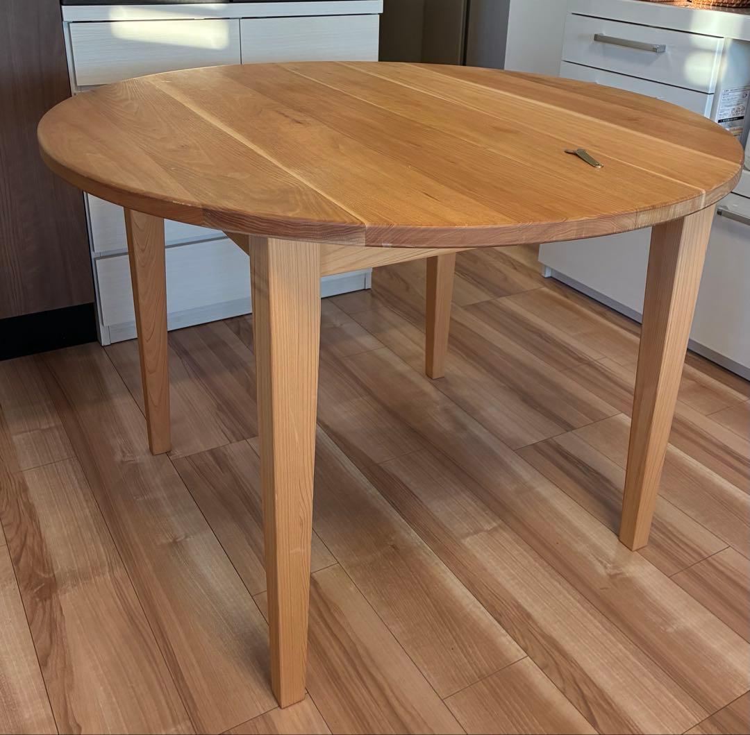 送料込価格！キシル　ダイニンテーブル 100cm くるみ材