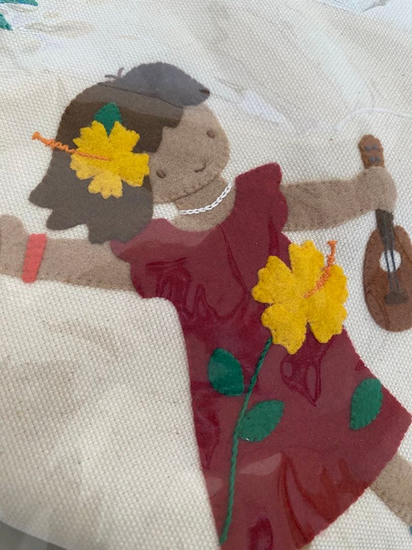 ★専用★ファミリア　familiar バッグ　ハワイ柄　手刺繍　Hawaii