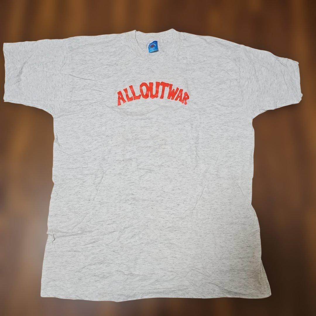 ALL OUT WAR Tシャツ XL 未使用 NYHC 当時もの 激レア