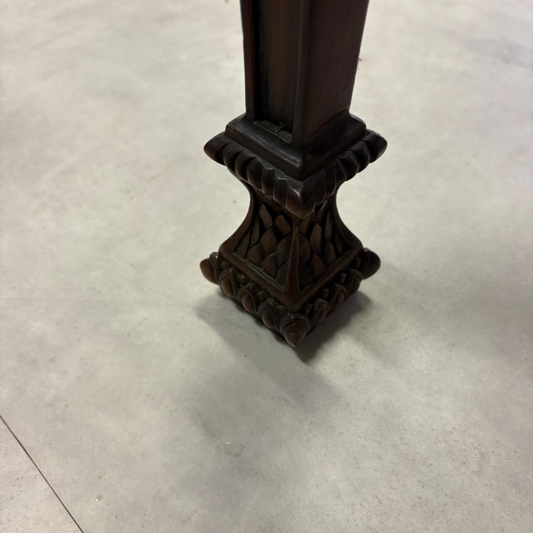 アンティーク デスク レザートップ 英国クラシック 木製