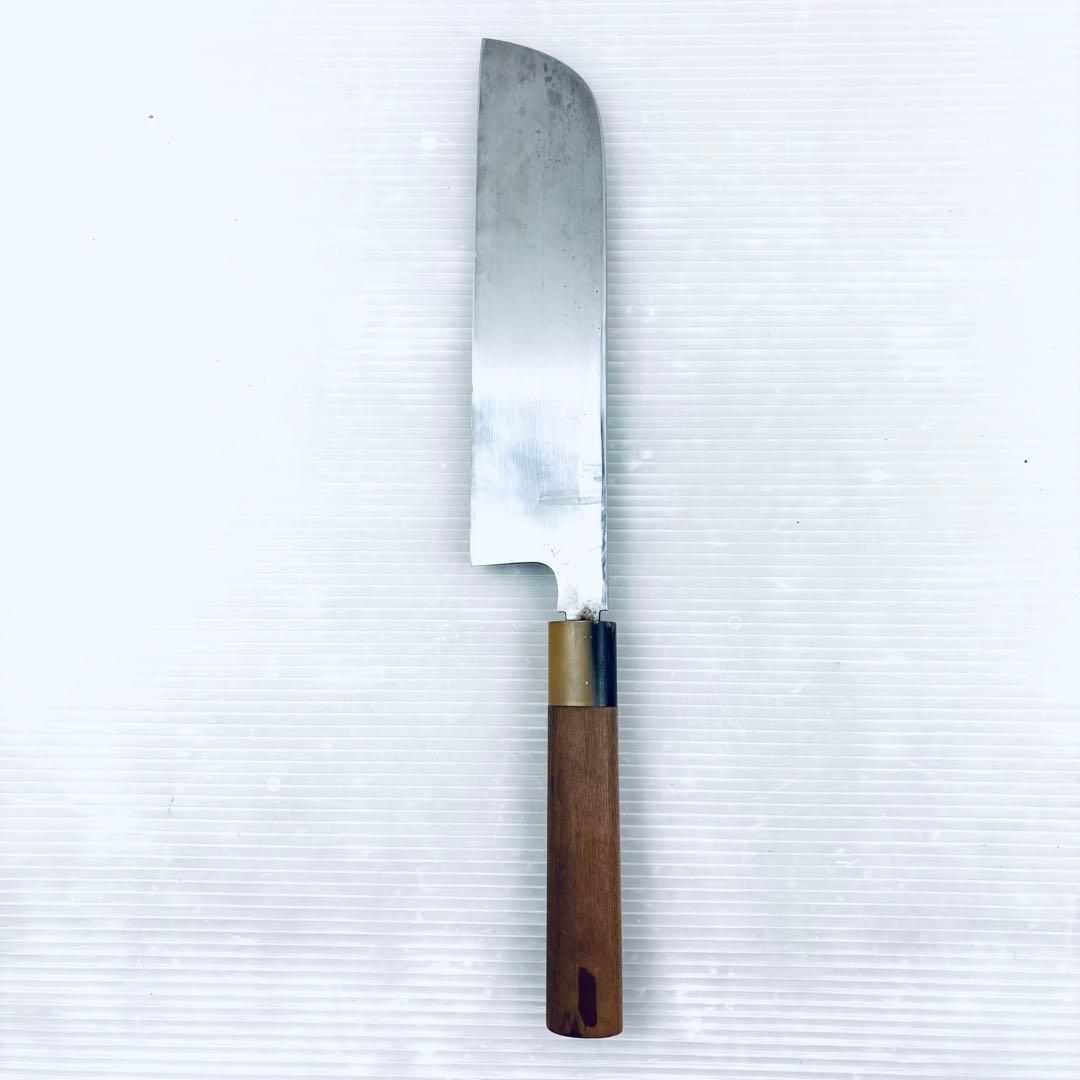 【研ぎ済み】新潟三条　忠房　鋼　薄刃包丁　大型　刃渡り21cm