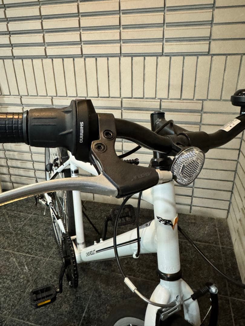 【即乗りOK】街乗り自転車 ホワイト 状態良好 通勤・通学　ロードバイク