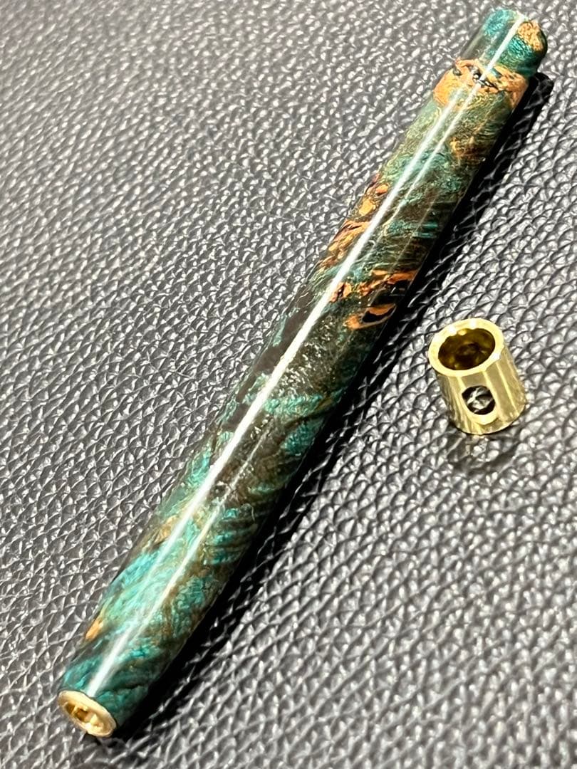 shaikurupg5+スタビメイプル瘤+重量増し加工+真鍮硬度表示窓有り