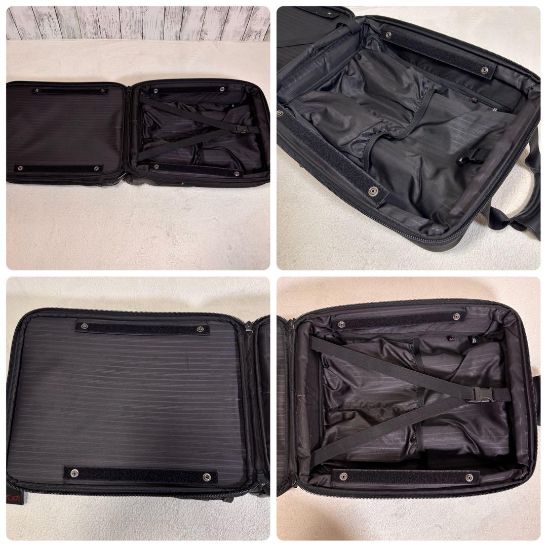 TUMI PCポーチ付き キャリーケース トラベルバッグ 2輪 出張 タイヤ良好