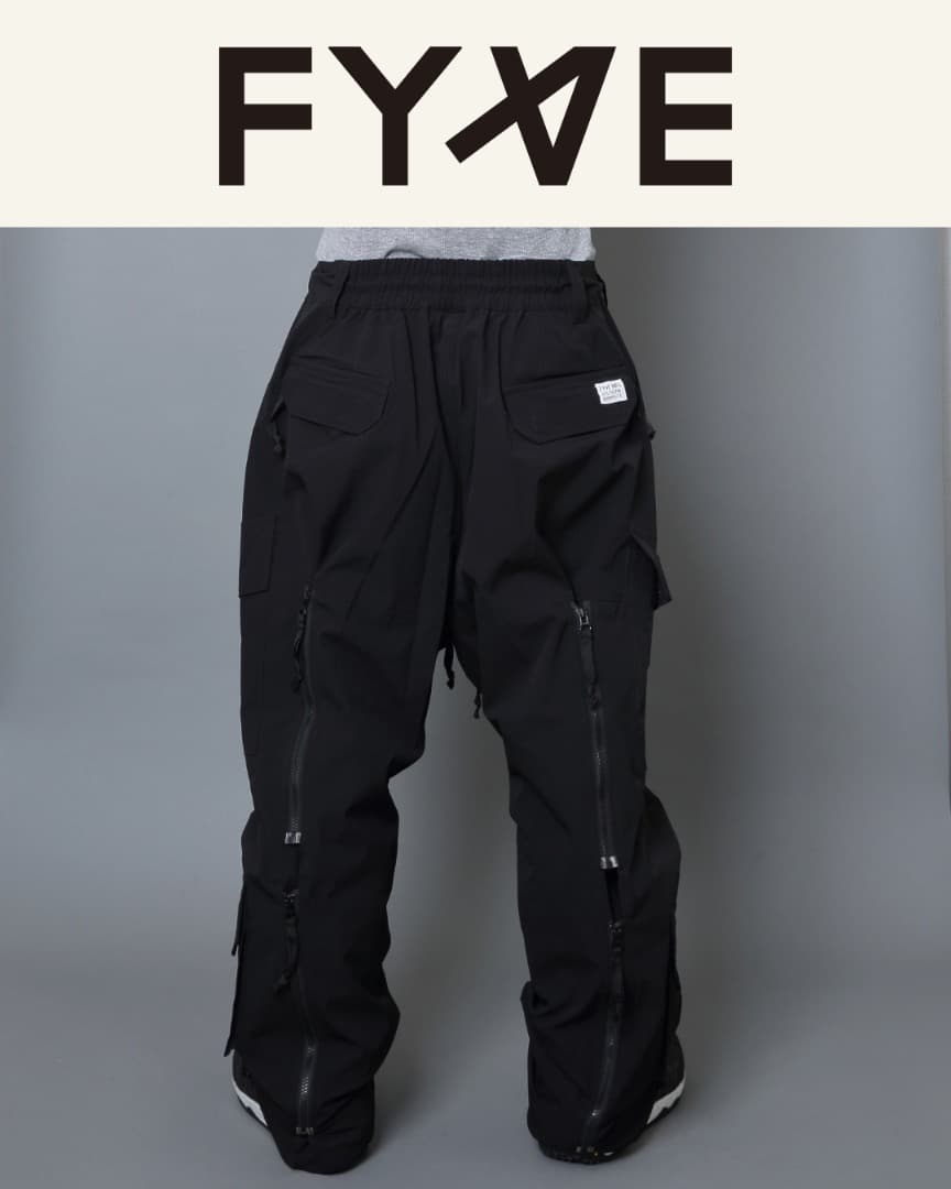 FYVE スノーボードウェア 日本限定 新品 セットアップ ［XL］ブラック