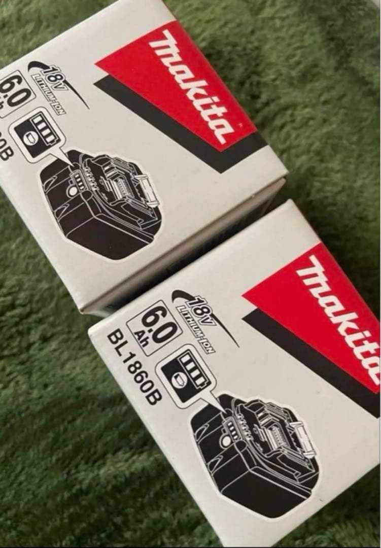 ★新品・未使用★マキタ純正バッテリー18V6Ah(BL1860B) 2個セット