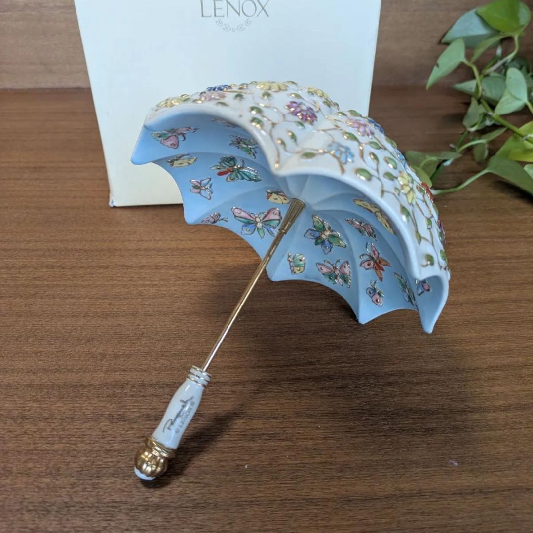 専用箱付属 LENOXレノックス キャット ペルシャ猫24K 4月の雨 5月の花