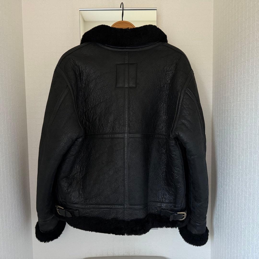 ALPHA INDUSTRIES INC／リアルムートンB-3 ／ブラック未使用
