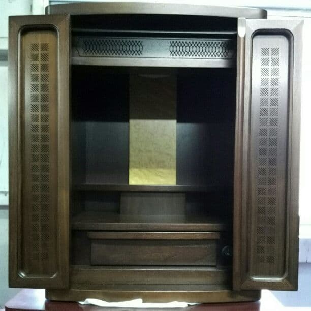 モダン（家具調）仏壇［上置１６号ＳＢウォールナット］A