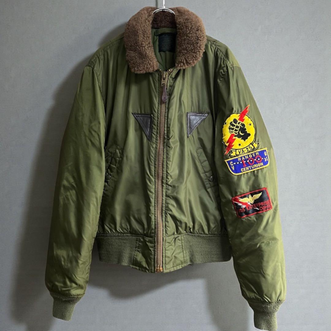 USA製 SPIEWAK B-15 フライトジャケット M相当 スピワック 美品