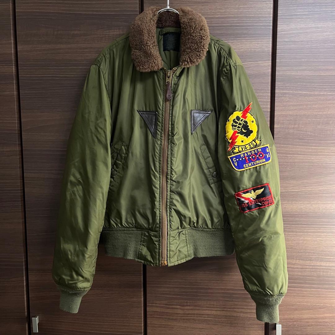 USA製 SPIEWAK B-15 フライトジャケット M相当 スピワック 美品