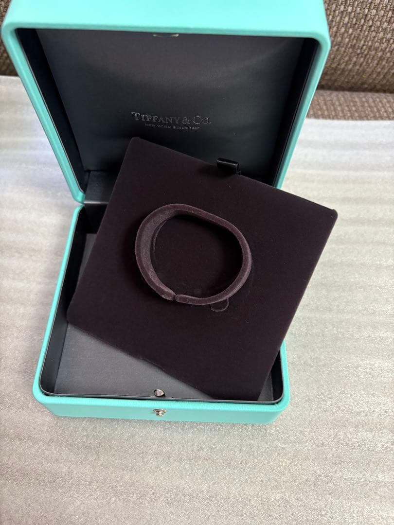 現行品 美品Tiffanyティファニー　バングルケース　空箱　セット