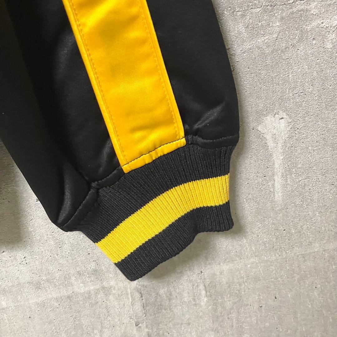 極美品 ワンピース スカジャン トラファルガー•ロー 刺繍 サイドライン 黒 黄