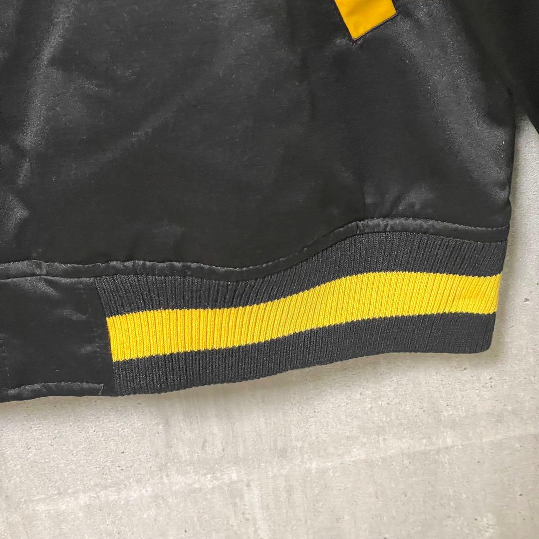 極美品 ワンピース スカジャン トラファルガー•ロー 刺繍 サイドライン 黒 黄