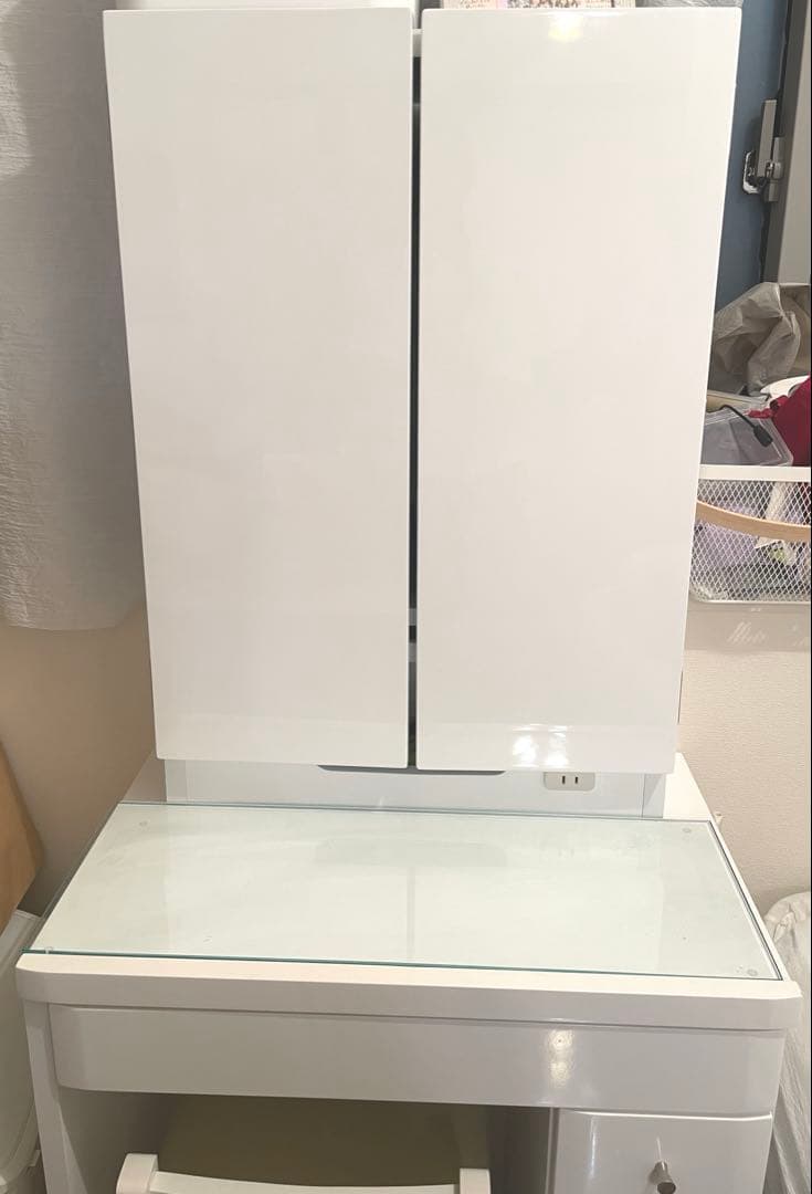 NITORI ホワイトドレッサー・鏡台 三面鏡　椅子別売り　直接お取引可