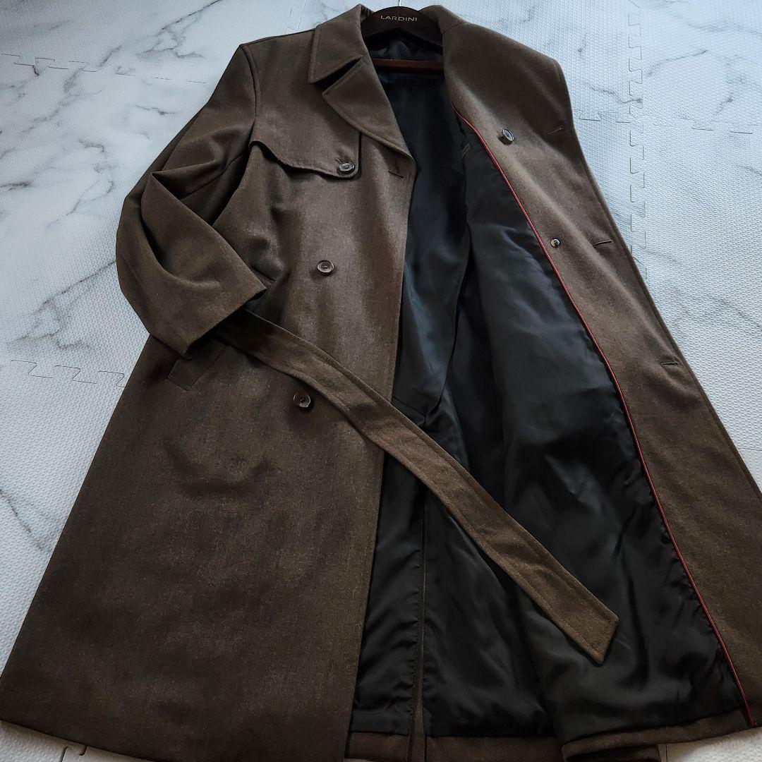 最高級イタリア製✨dunhill トレンチコート ウール ベルト ロング