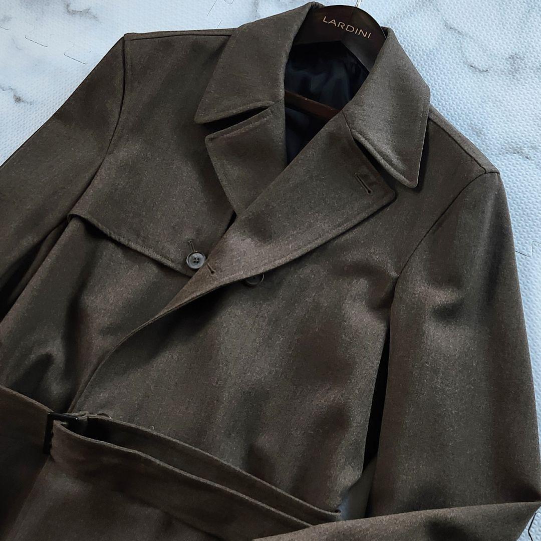 最高級イタリア製✨dunhill トレンチコート ウール ベルト ロング