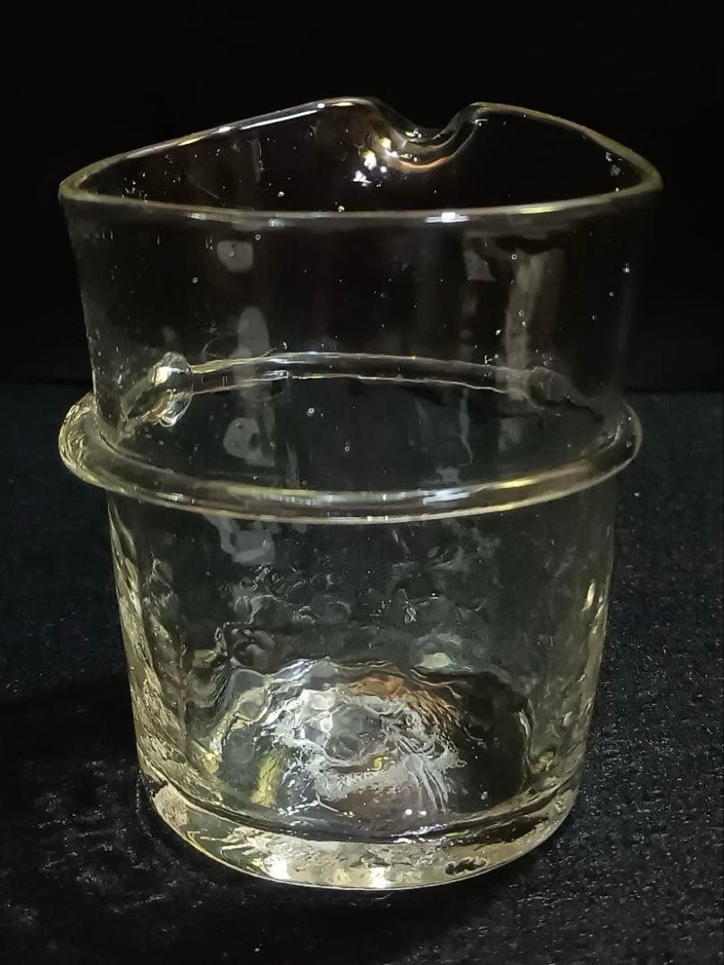 横山秀樹 小谷眞三 手吹きガラス 酒器 片口