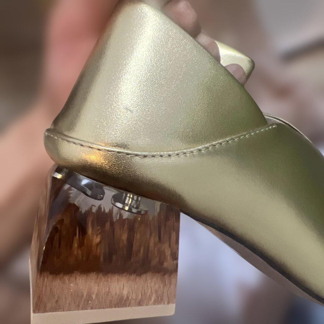 靴 ALM ERIN LEATHER PUMPS 37