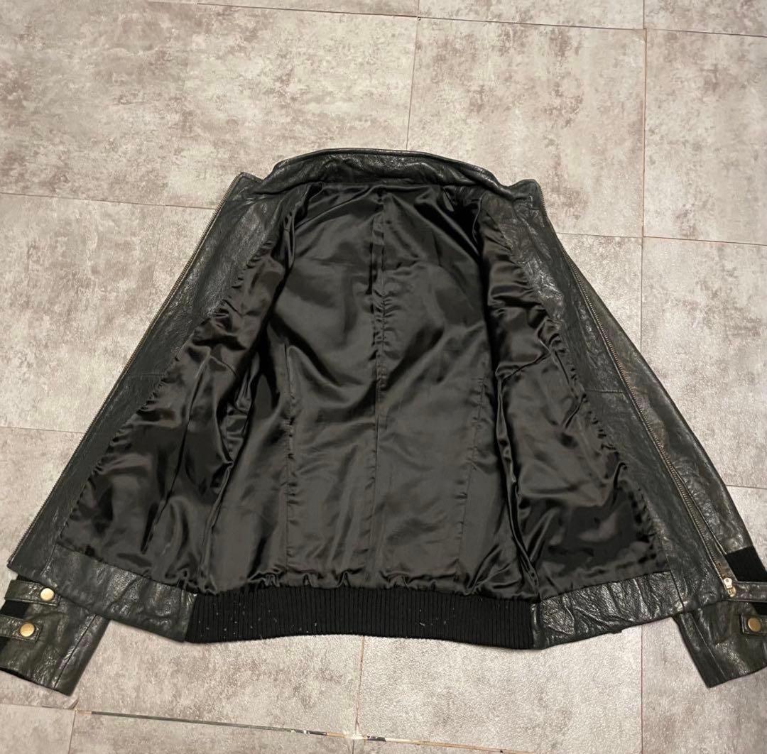 ジャケット・アウター 00s archive lamb leather jacket