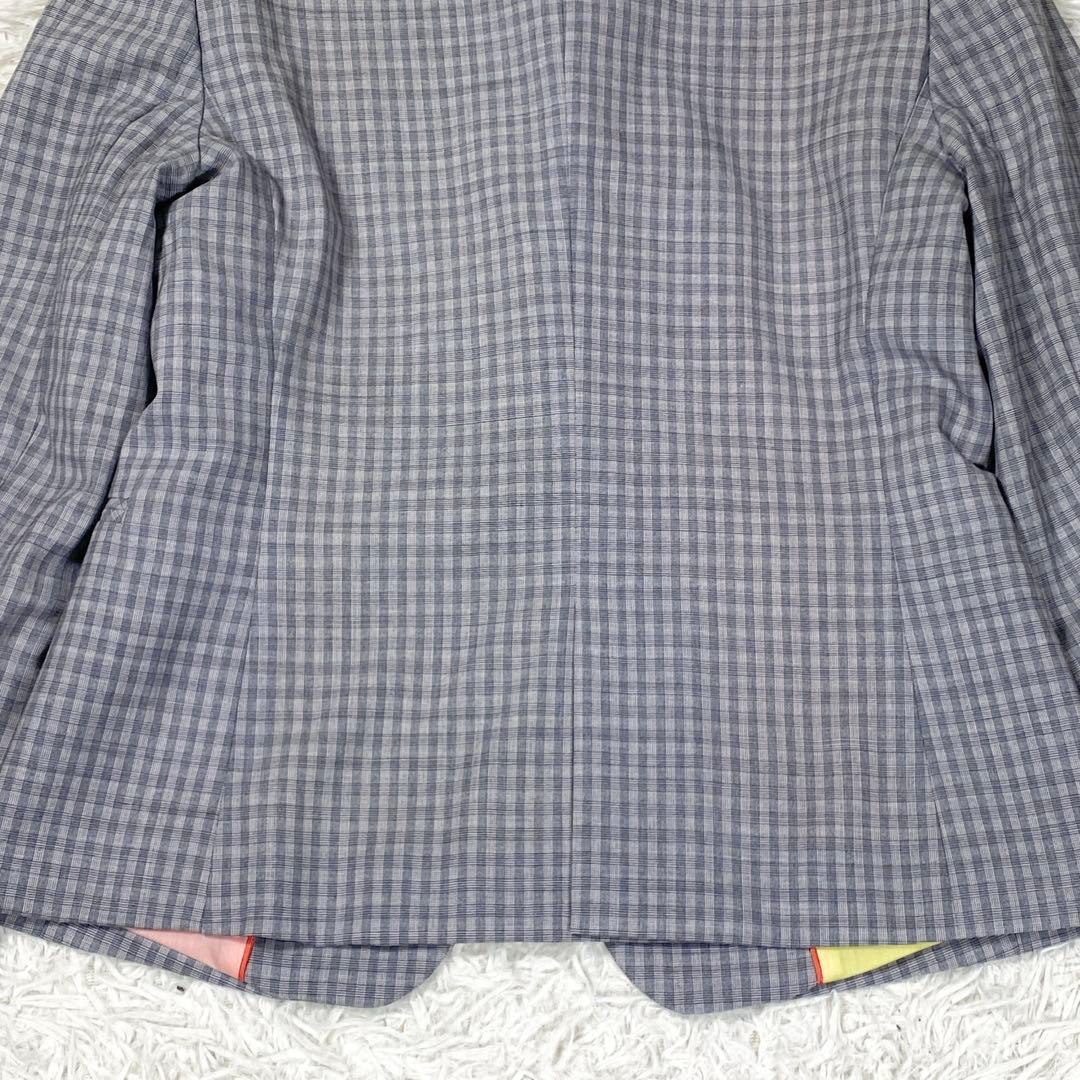 PSポールスミス グレー　チェック柄　サイズ38(M)