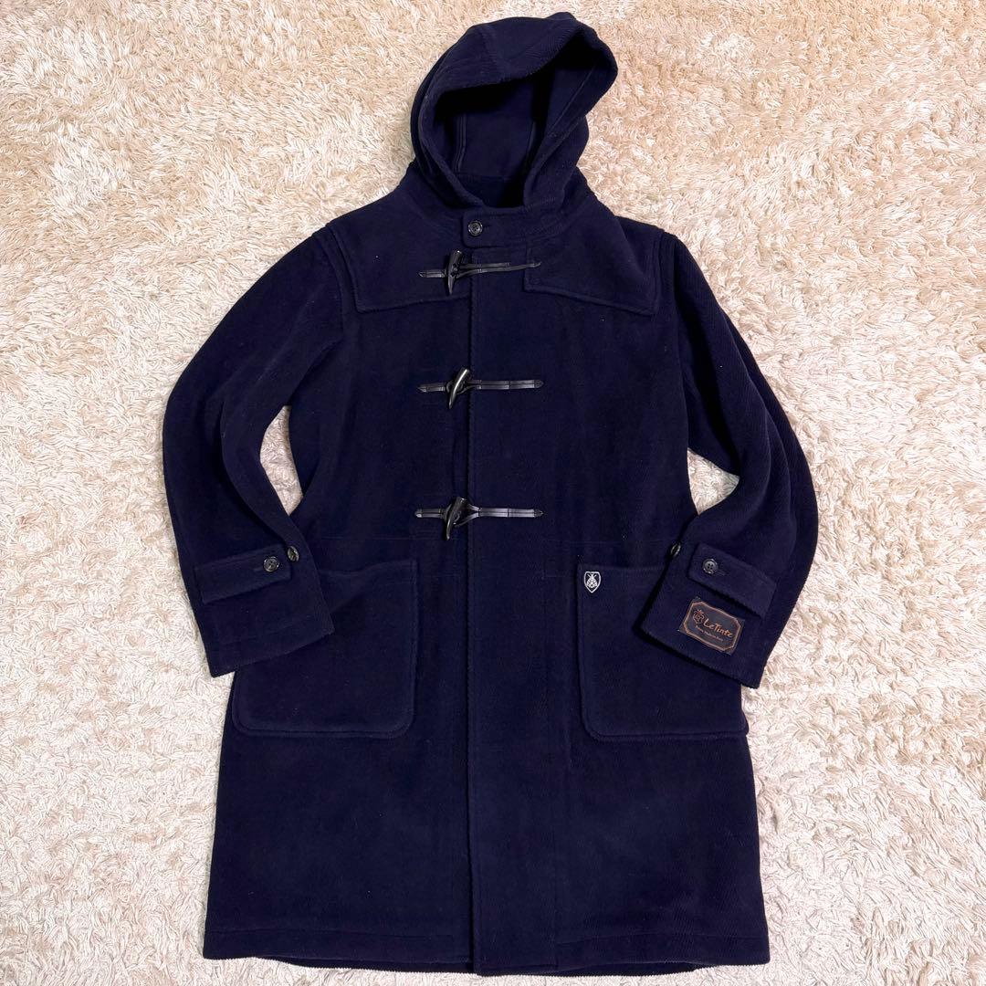 美品　orcival　letinte　パイルカット　ヘリンボーン　ダッフルコート