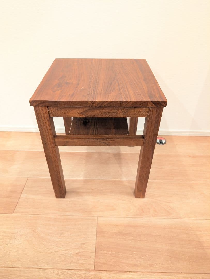 無印良品 無垢材サイドテーブルベンチ・板座・ウォールナット材 MUJI 天然木