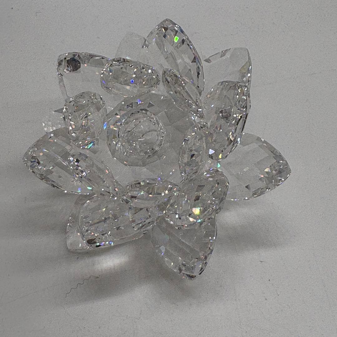 箱付き　スワロフスキー クリスタル　オブジェ　　キャンドルスタンド　NO.178