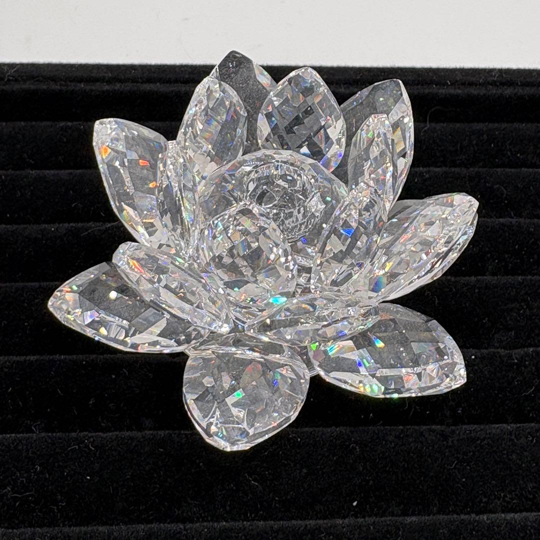 箱付き　スワロフスキー クリスタル　オブジェ　　キャンドルスタンド　NO.178