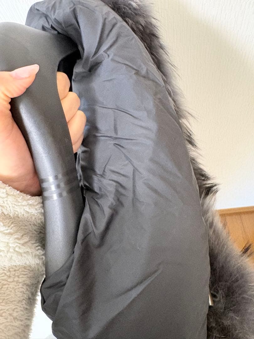 ⭐︎美品⭐︎タトラス　ファー付きグレー ダウンジャケット