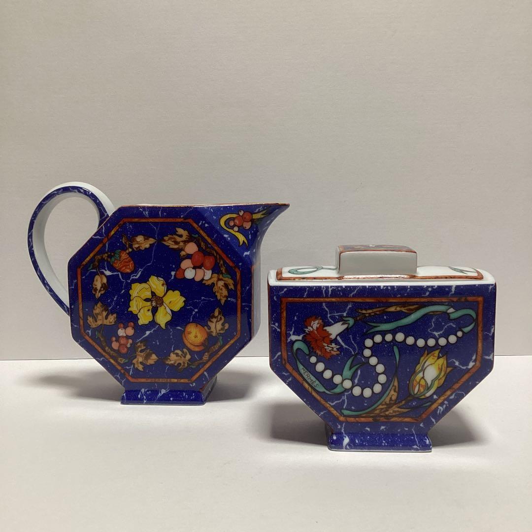 【新品】エルメス HERMESピエールドリアンクリーマーシュガーポットセット