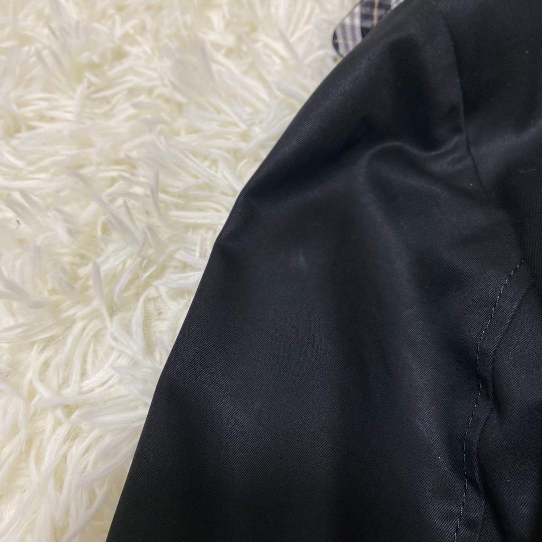 【BURBERRY BLUE LABEL】 トレンチコート ライナー付き 黒